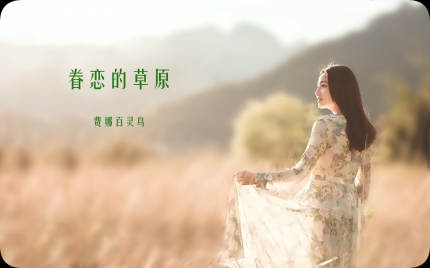 《眷恋的草原》费娜百灵鸟